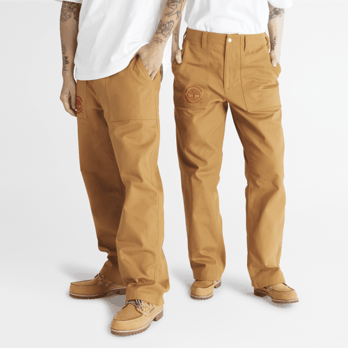 Pantaloni Workwear da Uomo CLOT x Duck Canvas in giallo scuro, , Taglia: 28 - Timberland - Modalova