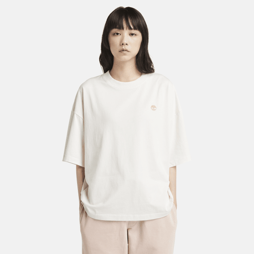 T-shirt Oversize Dunstan da Donna in bianco, Donna, bianco, Taglia: L - Timberland - Modalova