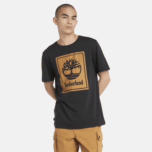 T-Shirt mit Block-Logo für Herren in , Mann, , Größe: XL - Timberland - Modalova