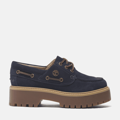 Scarpa da Barca  C. F. Stead Indigo Suede Stone Street da Donna in scuro, Donna, , Taglia: 41 - Timberland - Modalova