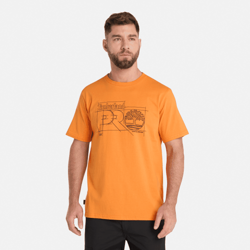 PRO Innovation Blueprint T-Shirt für Herren in , Mann, , Größe: M - Timberland - Modalova