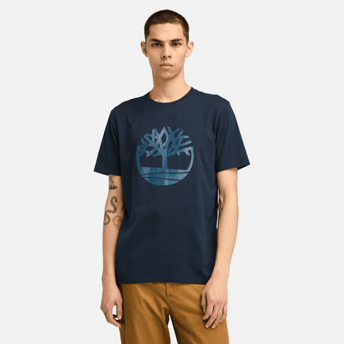 T-shirt a Maniche Corte con Logo ad Albero Northwood da Uomo in scuro, Uomo, , Taglia: M - Timberland - Modalova