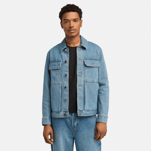 Giacca Trucker in Denim con Tecnologia Refibra da Uomo in scuro, Uomo, , Taglia: XXL - Timberland - Modalova