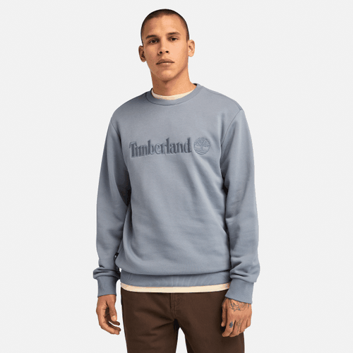 Hampthon Rundhals-Sweatshirt für Herren in Dunkelgrau, Mann, , Größe: L - Timberland - Modalova