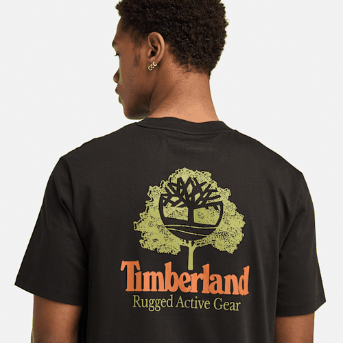 T-shirt con Grafica sul Retro Rugged Active Gear da Uomo in , Uomo, , Taglia: XXL - Timberland - Modalova