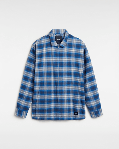 Camisa de franela con cremallera Montwood, Hombre, , Talla: S - Vans - Modalova