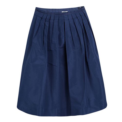 Miu Miu Blue Pleated Skirt M - Miu Miu - Modalova