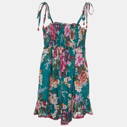 Multicolor Floral Printed Cotton Dress (10 Yrs) - Zimmermann - Modalova