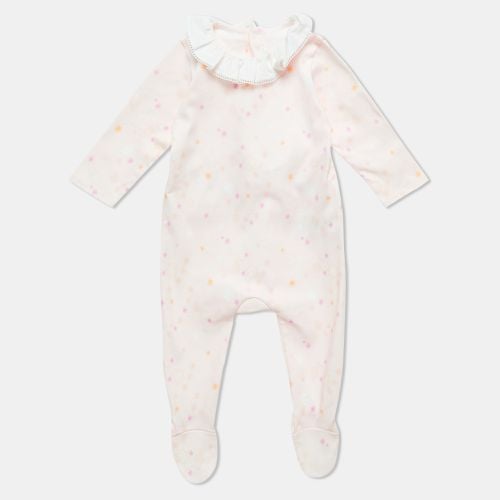 Kids Printed Cotton Ruffled Sleepsuit 6M - Chloe - Modalova