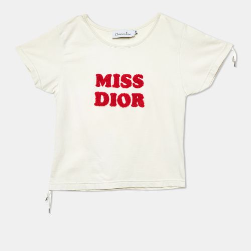 Christian Kids Off- Tufted Cotton Top 8 Yrs - Dior - Modalova