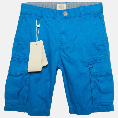 Armani Junior Cotton Bermuda Shorts 6 Yrs - Giorgio Armani - Modalova