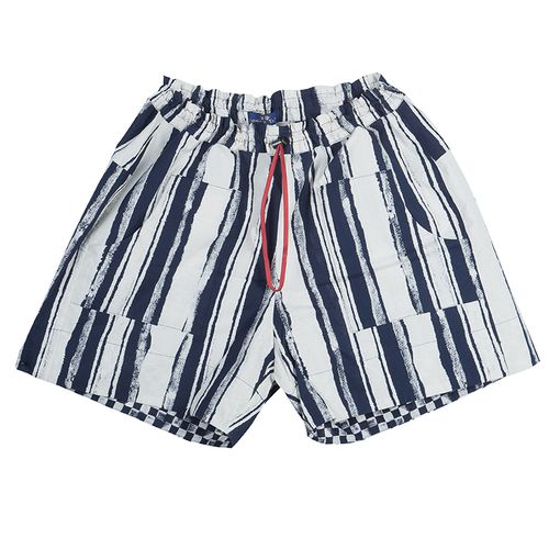 White Striped Adjustable Shorts 12 Yrs - Roma e Tosca - Modalova