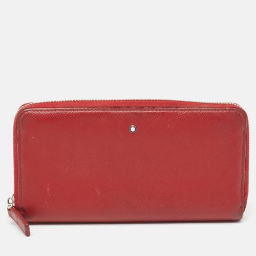 Leather Meisterstuck Zip Around Wallet - Montblanc - Modalova