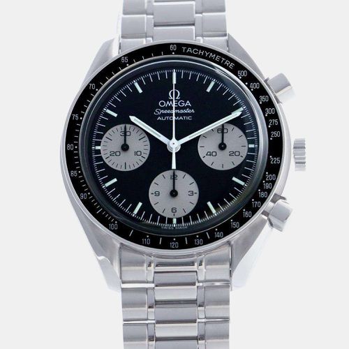 Dial Stainless Steel Speedmaster Chronograph Watch 38mm - Omega - Modalova