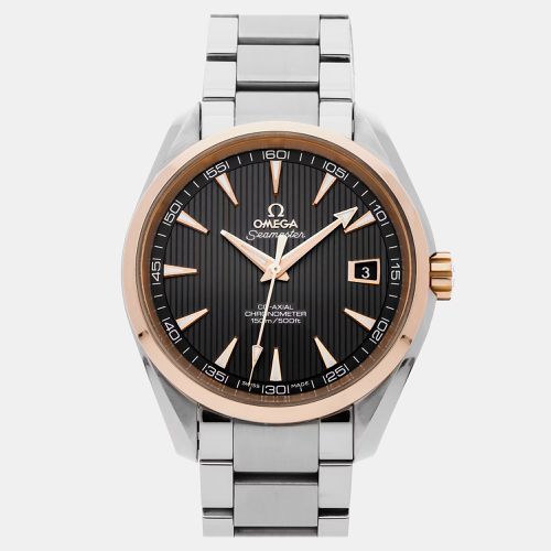 K Rose Gold Stainless Steel Seamaster Aqua Terra 231.20.42.21.06.002 Automatic Men's Wristwatch 41 mm - Omega - Modalova