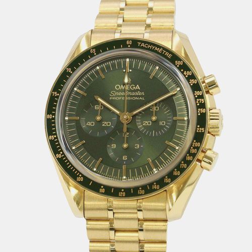 K Yellow Gold Speedmaster Moonwatch Professional Manual Winding Men's Wristwatch 42 mm - Omega - Modalova