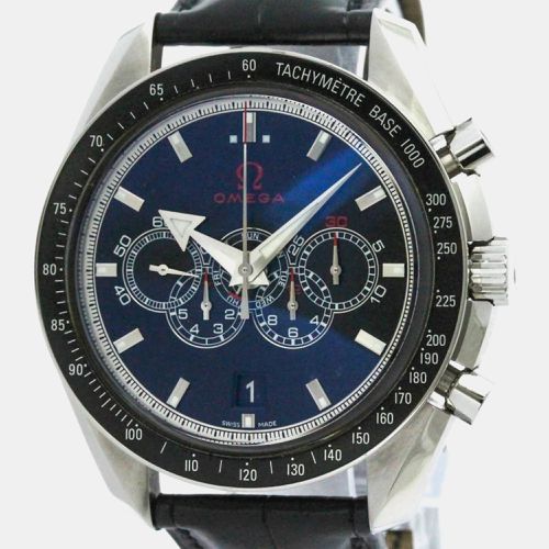 Stainless Steel Speedmaster Broad Arrow Automatic Men's Wristwatch 44 mm - Omega - Modalova