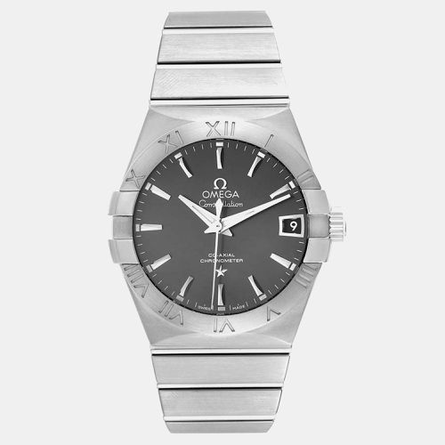 Stainless Steel Constellation 123.10.38.21.06.001 Automatic Men's Wristwatch 38.5 mm - Omega - Modalova