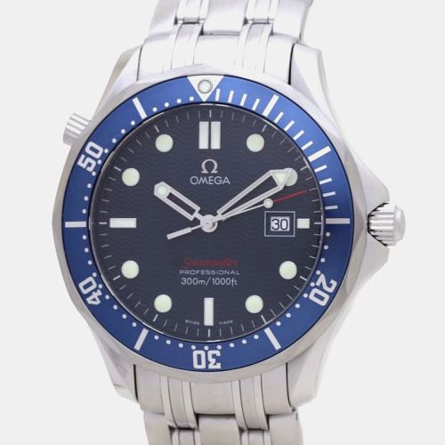 Stainless Steel Seamaster 2221.80.00 Quartz Men's Wristwatch 41 mm - Omega - Modalova