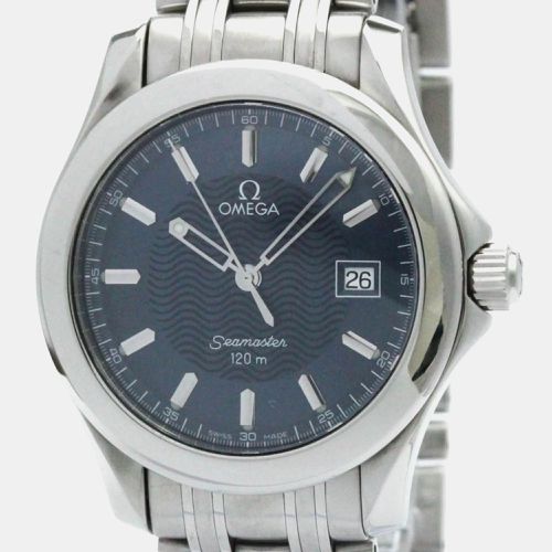 Stainless Steel Seamaster Quartz Men's Wristwatch 36 mm - Omega - Modalova