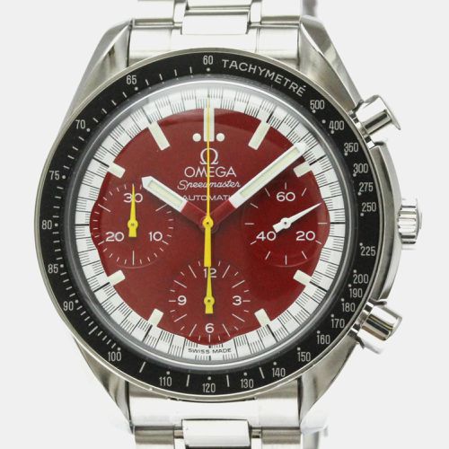 Stainless Steel Speedmaster Automatic Men's Wristwatch 39 mm - Omega - Modalova