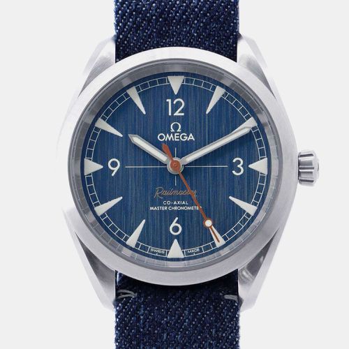 Stainless Steel Seamaster Railmaster 220.12.40.20.03.001 Automatic Men's Wristwatch 40 mm - Omega - Modalova