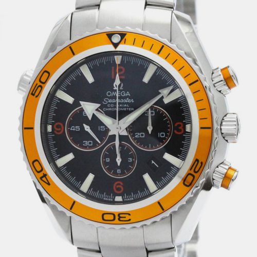 Seamaster Planet Ocean Chronograph Steel Watch 2218.50 - Omega - Modalova