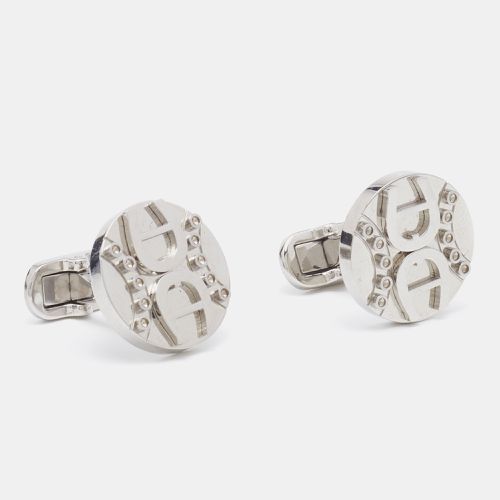 Tone Round Logo Cufflinks - Aigner - Modalova