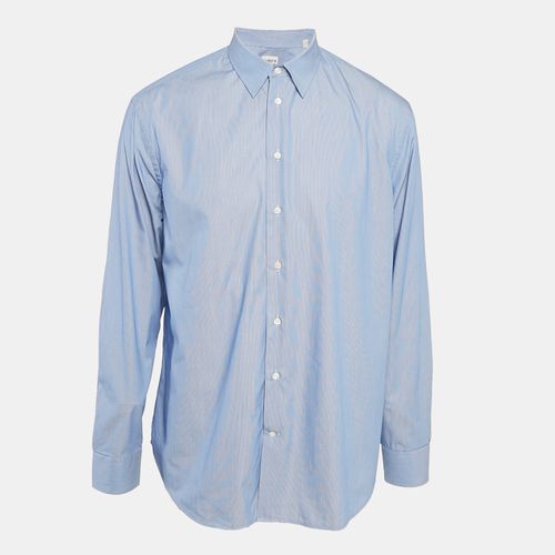 Pinstripe Cotton Modern Fit Shirt XXL - Armani Collezioni - Modalova