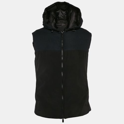 Synthetic Hooded Sleeveless Down Jacket L - Armani Collezioni - Modalova