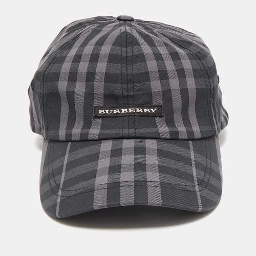 Burberry Smoked Check Canvas Baseball Cap One Size - Burberry Golf - Modalova