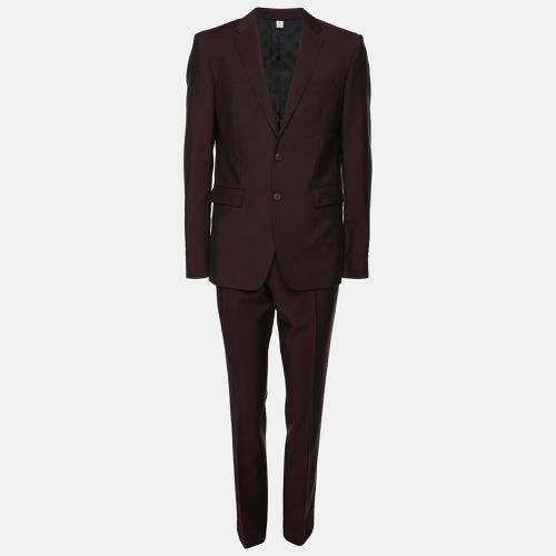 Burberry Burgundy Wool Blend Suit M - Burberry - Modalova