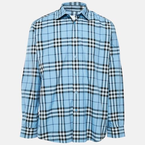 Checked Cotton Long Sleeve Shirt XL - Burberry - Modalova