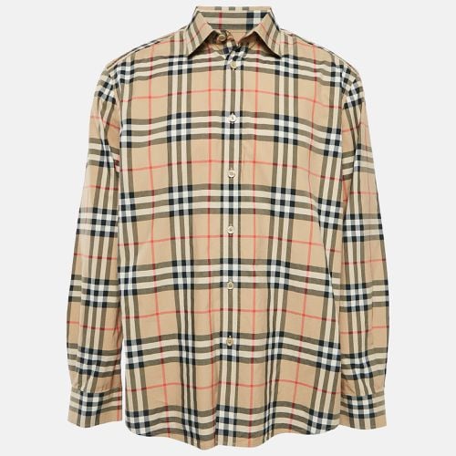 Checked Cotton Long Sleeve Shirt XL - Burberry - Modalova