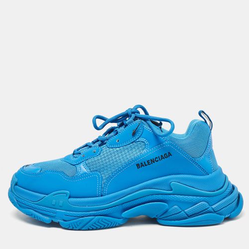 Faux Leather and Mesh Triple S Sneakers Size 44 - Balenciaga - Modalova