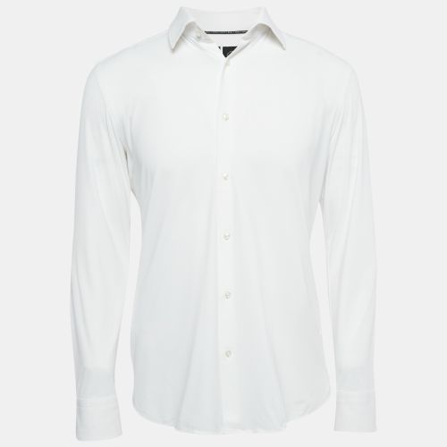 Jersey Button Front Shirt M - Boss By Hugo Boss - Modalova