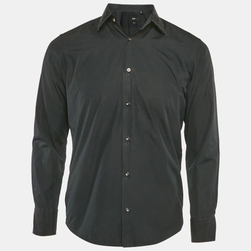 Two Ply Cotton Collar Embellished Shirt S - Boss By Hugo Boss - Modalova