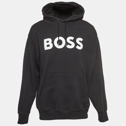 Cotton Logo Patch Oversized Hoodie XL - Boss By Hugo Boss - Modalova