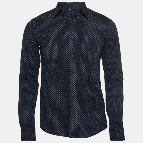 Printed Cotton Blend Shirt S - Boss By Hugo Boss - Modalova