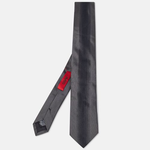 Striped Silk Skinny Tie - Boss By Hugo Boss - Modalova