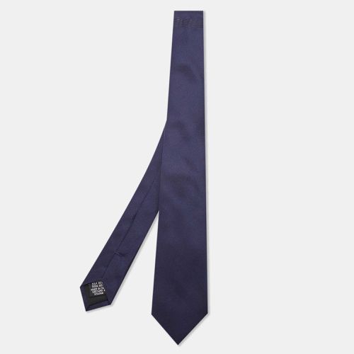 Dark Blue Silk Slim Tie - Boss By Hugo Boss - Modalova