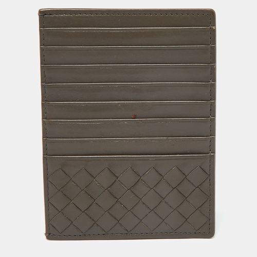 Intrecciato Leather Zip Card Holder - Bottega Veneta - Modalova