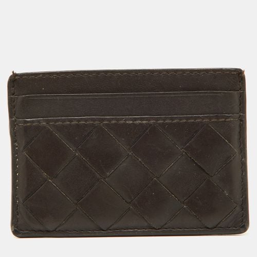 Intrecciato Leather Card Holder - Bottega Veneta - Modalova