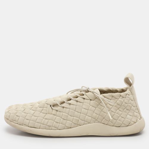 Off- Intrecciato Elasticated Fabric Plat Sneakers Size 45 - Bottega Veneta - Modalova