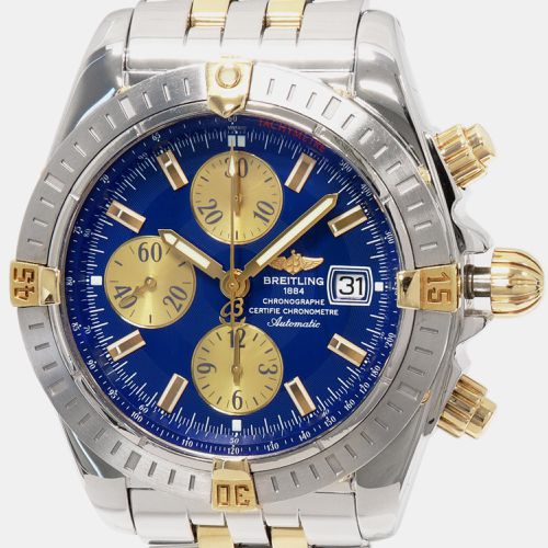 K Yellow Gold Stainless Steel Chronomat B13356 Automatic Men's Wristwatch 43 mm - Breitling - Modalova