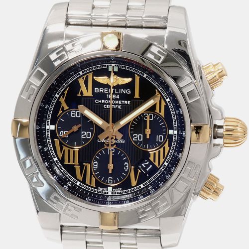 K Yellow Gold Stainless Steel Chronomat Automatic Men's Wristwatch 44 mm - Breitling - Modalova