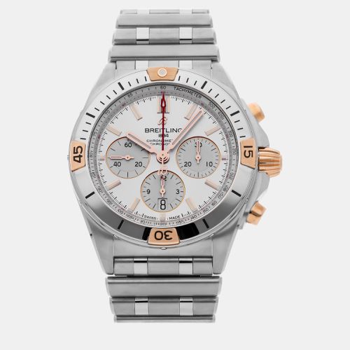 Stainless Steel Chronomat IB0134101G1A1 Automatic Chronograph Men's Wristwatch 42 mm - Breitling - Modalova