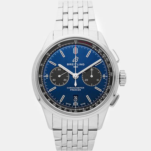 Stainless Steel Premier AB0118A61C1A1 Automatic Men's Wristwatch 42 mm - Breitling - Modalova