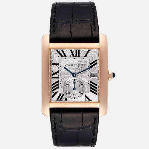 K Rose Gold Tank MC Collaborateur W5330001 Men's Wristwatch 34 mm - Cartier - Modalova