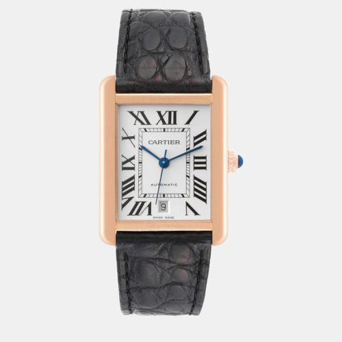 Tank Solo XL Rose Gold Dial Men's Watch 31 mm - Cartier - Modalova